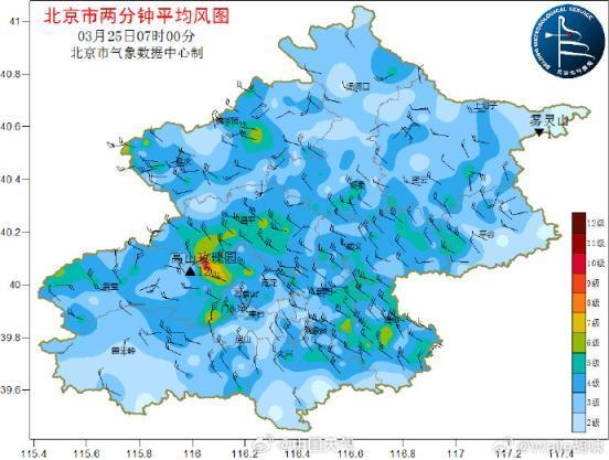 一个蒙古气旋快速东移,导致北京大风天气!