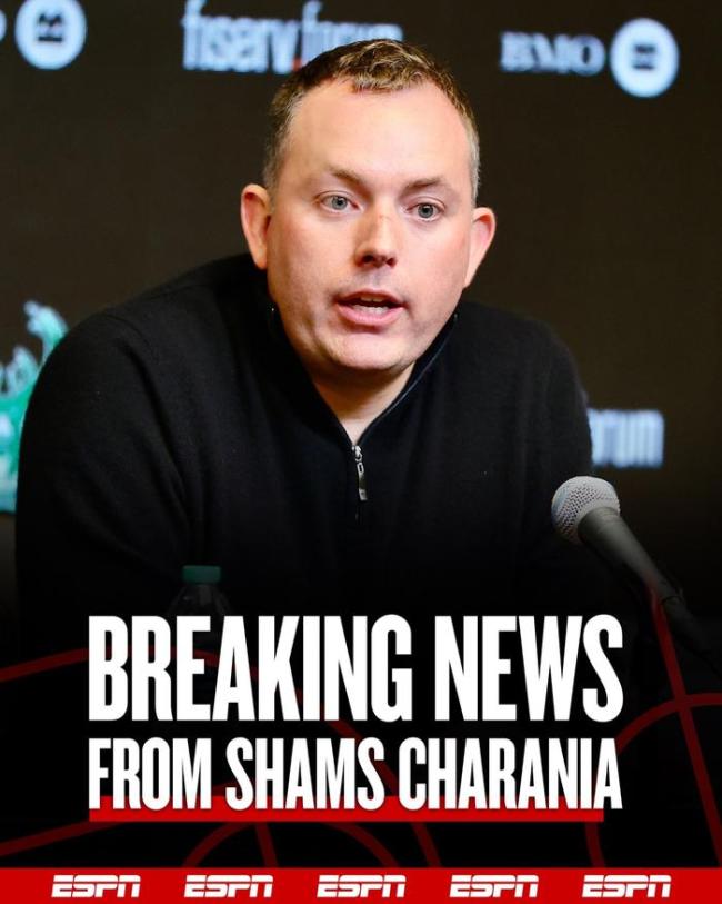 曾是年度最佳高管！Shams：雄鹿和冠军GM霍斯特达成多年续约协议