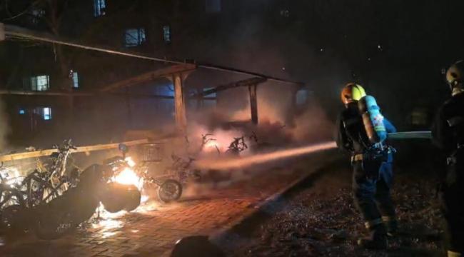 事发北京丰台！大风吹倒充电电动车，竟引发一场大火……48辆电动自行车被烧毁
