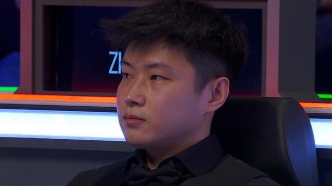 世锦赛：赵心童六连鞭轻取张家玮，中国名将轰四破百进112强 刷新单杆最高分