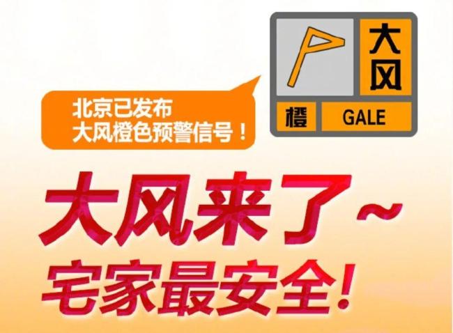 北京大风天暖心宅家满满安全感