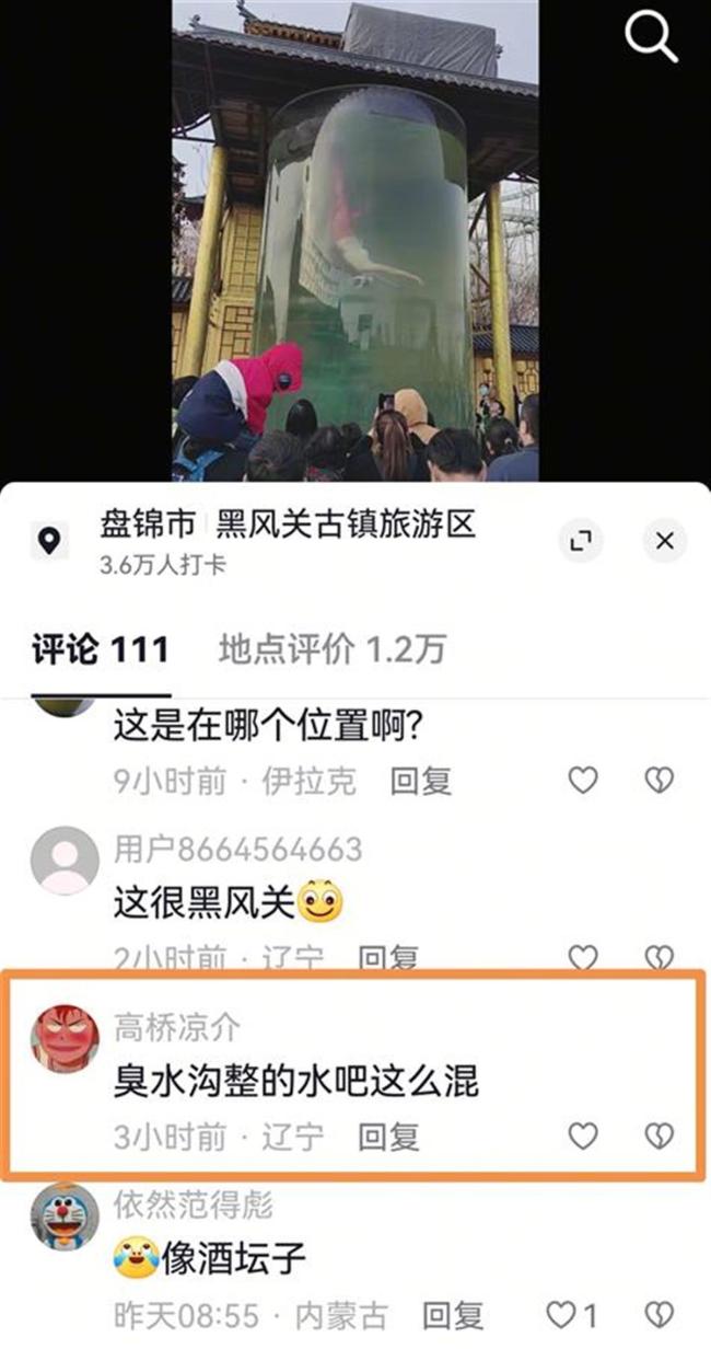 景区回应美人鱼在“臭水沟”里表演