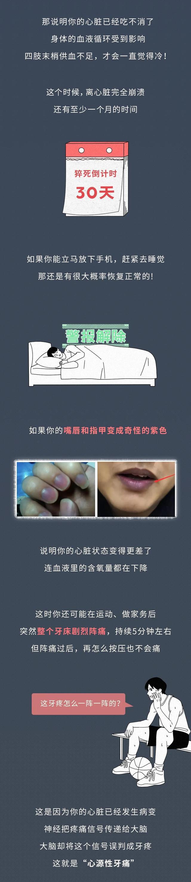 猝死前1小时，身体会发出这些预警，千万别忽视！