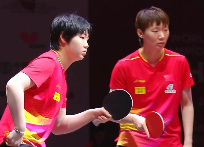 多哈世乒赛：国乒女双首轮全胜，王曼昱/蒯曼3-0轻取对手晋级