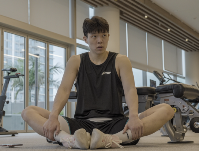 杨瀚森谈高强度赴美特训：明天就能适应 多大点事
