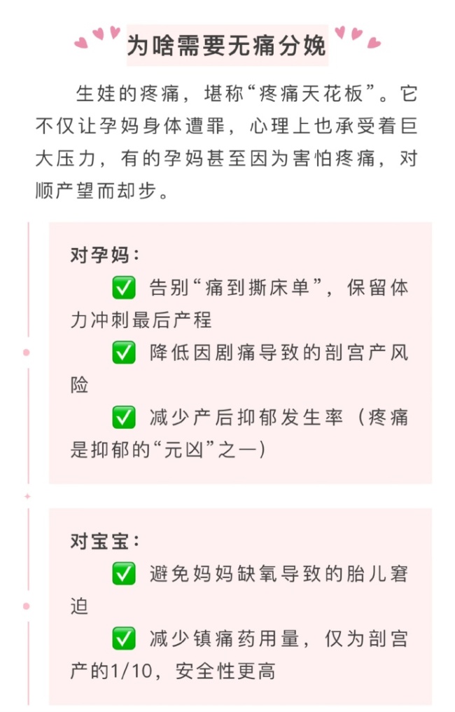 生育可以不用那么痛！无痛分娩就是给生娃的痛感装个静音键