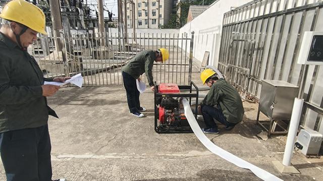新蔡供电公司以练为战迎汛期