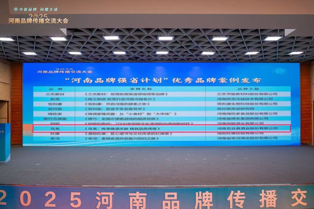 乌龙品牌入选“河南品牌强省计划”优秀品牌案例