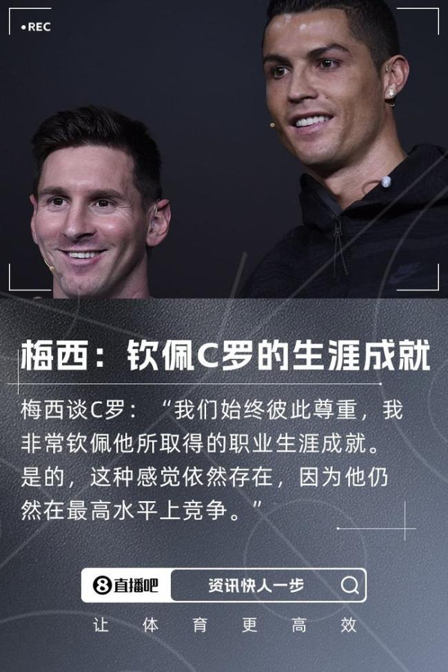 梅西说C罗仍在最高水平