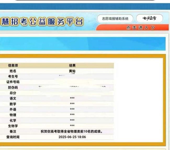 高考成绩也有隐藏款 学霸心得揭晓