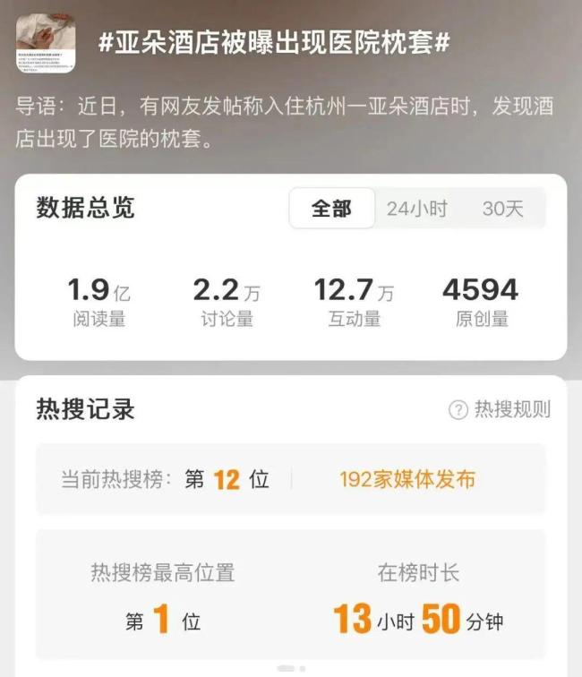 亚朵集团回应近期争议 布草异常引发关注