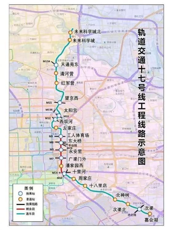 地铁17号线年底贯通!中心城区到北京亦庄更方便了