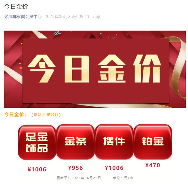 刚刚，金饰价格跌破1000元大关