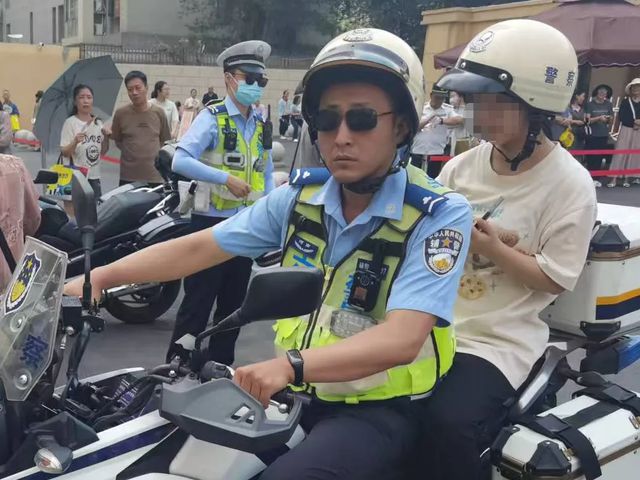 交警为你护航！今年高考 郑州交警共为37名考生提供帮助