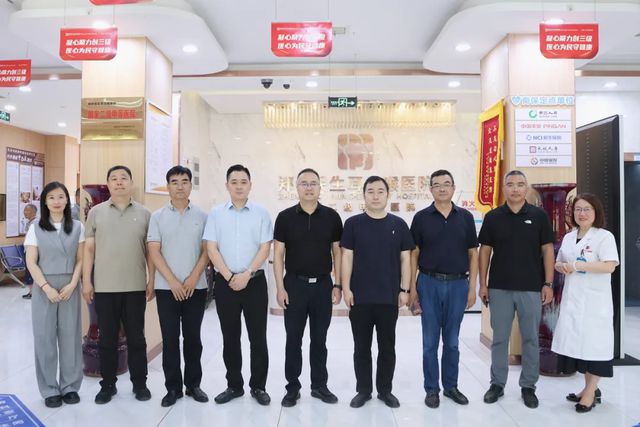 郑州民生耳鼻喉医院欢迎二七区委统战部魏红利一行莅临指导