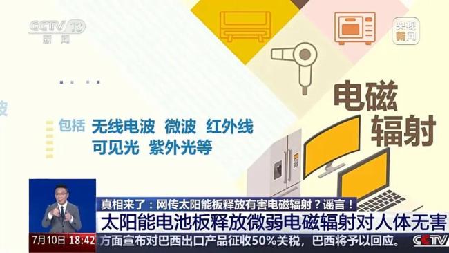 太阳能板会释放有害电磁辐射？假