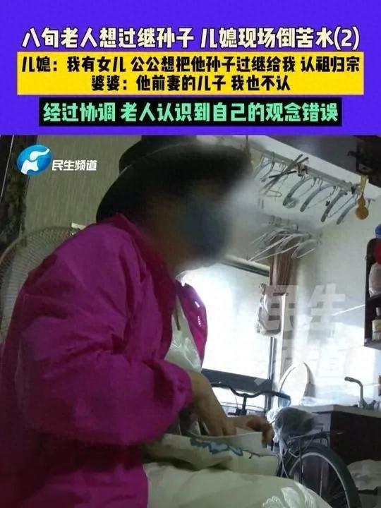 公公要求儿媳过继孙子被