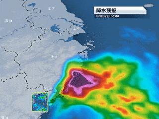 受台风影响 浙江发布山洪红警 多趟列车停运