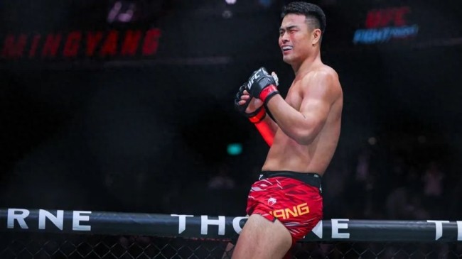 UFC上海站周末开打！张名扬不惧压力：冠军之路上没有退路