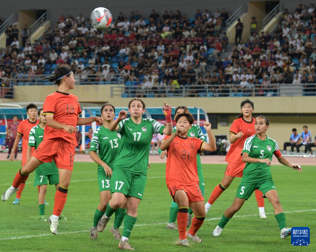 足球——U20女足亚洲杯预选赛：中国胜叙利亚