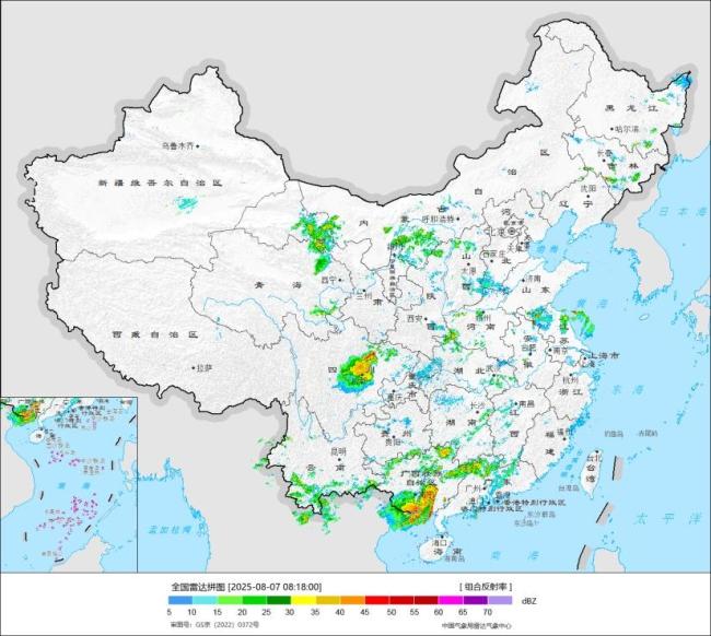 华北黄淮等地强降雨来袭 局地伴有强对流天气