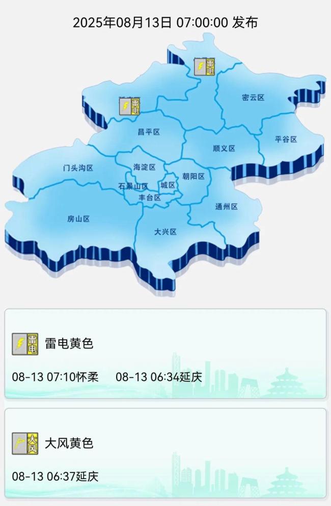 北京解除全市山洪灾害黄色预警！昨天的雨下哪儿了？ 最大降雨量达99.1毫米