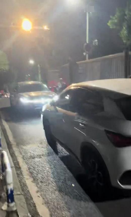 女子逆行锁车 交警回应涉法责