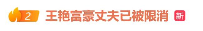 知名女演员王艳丈夫被限制高消费