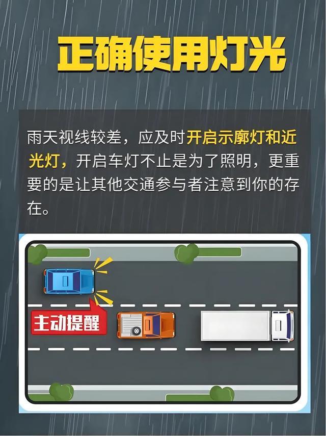 雨天出行安全提示